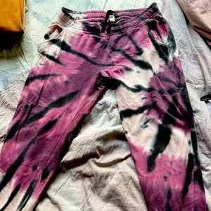 Pink jogger sweatpants